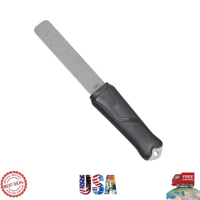 Durable Diamond Sharpening Stone with Built-in Angle Guide - 120N Tool Sharpener