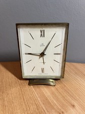 Réveil pendulette vintage UTI Swiza Montres 7 Jewels 