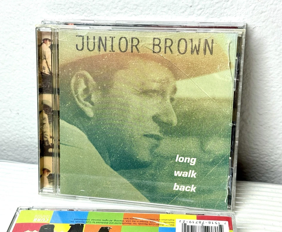 Junior Brown ЛОТ КОМПАКТ-ДИСКОВ (4) Смешанная Сумка Austin Experience Guit With It Long Walk - Изображение 4 из 4
