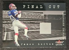 2001 Fleer Genuine - Final Cut Jerseys James Lofton (MEM)