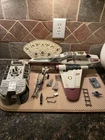 Vintage Star Wars Toy Lot- Speeder Bike With Flaps, Sears Transport,ARC Fighter