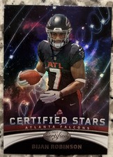 2023 Panini Certified Bijan Robinson RC Rookie Certified Stars #CS-17 Falcons