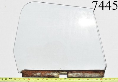 MG Midget Right Passenger Door Glass & Track Triplex OEM Austin Healy Sprite RH