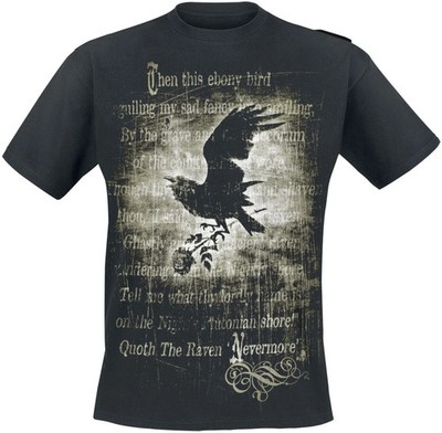 Alchemy England T-Shirt Herren Nevermore schwarz