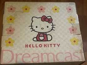 SEGA Dreamcast HELLO KITTY  Red Console TESTED - US SELLER