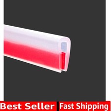 Clear Rubber Edge Trim, Self-Adhesive Transparent Edge Protector for Sheet Me...
