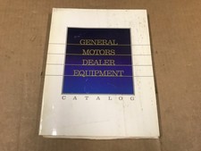 Vintage General Motors Dealer Equipment Catalog