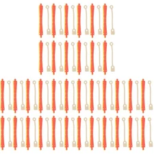 3 PCS Curler Rods for Short Hair Salon Perm Rollers with Rubber Clips