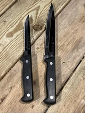 2 J.A. Henckels Carving Knives Eversharp Pro Serrated 5.5” & 8" Blades