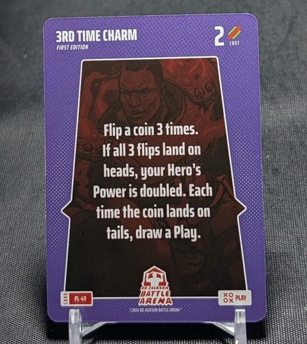 Third Time Charm Play Card - 2024 Bo Jackson Battle Arena #PL-49