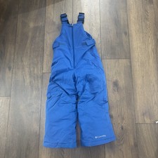 Columbia Blue Snow Bibs Pants, Kids size XXS