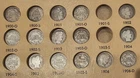 BARBER or LIBERTY SILVER DIME SET OF 65 COLLECTION - 1892-1916 - Missing Only 9!