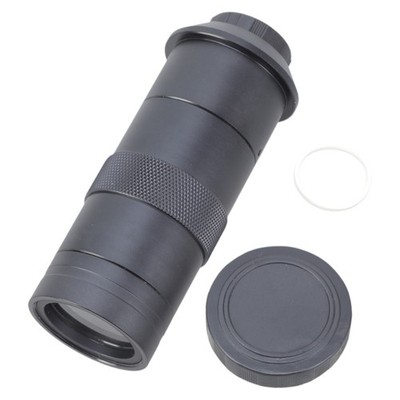 100X C Mount Lens Microscope Lens Optical 0.5-3X Zoom Magnification Lens