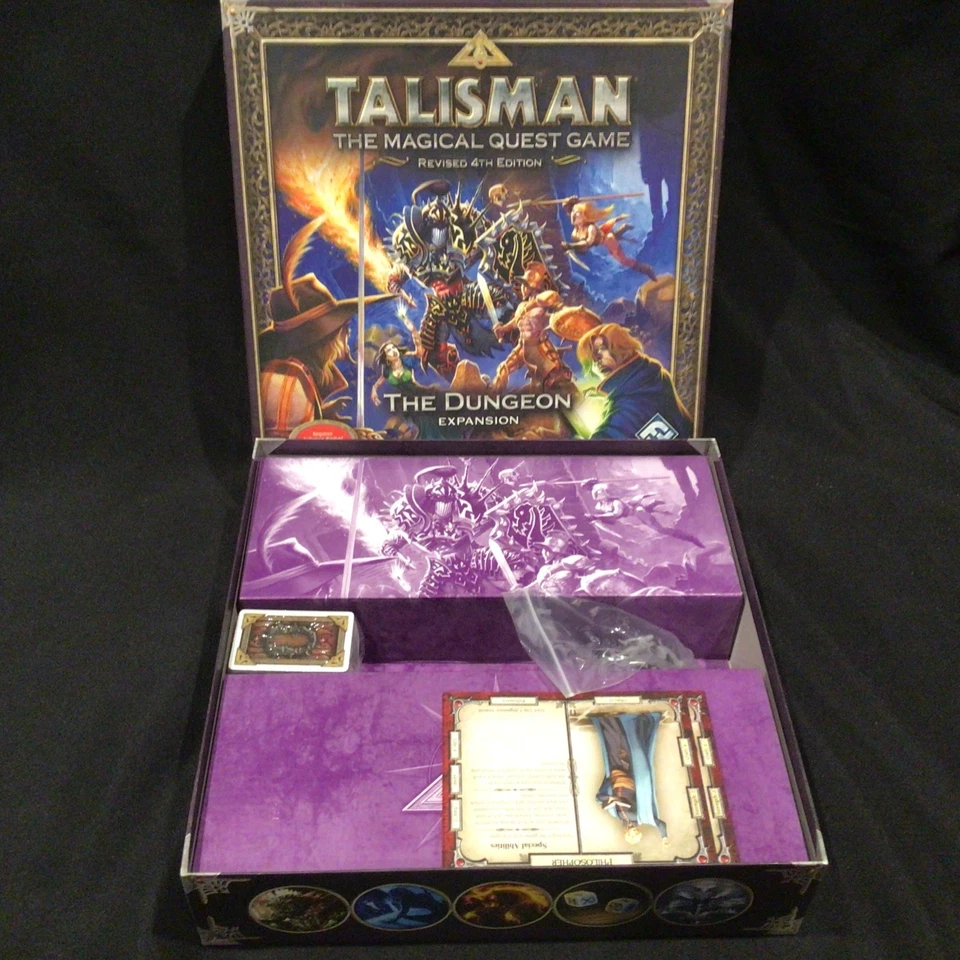 NEW OPEN BOX - Talisman 4th Edition Game The DUNGEON Expansion FFG 2009 - Image 4 of 4
