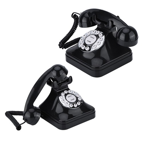 WX-3011 Vintage Multi Function Plastic Home Telephone Retro Wire Landline Pho FY - Afbeelding 7 van 7