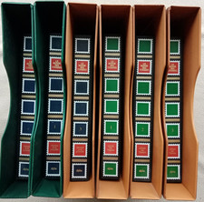 ENCYCLOPEDIE  DU  MONDE  DES  TIMBRES  EN  6  VOLUMES  +  ETUIS  +  968  TIMBRES