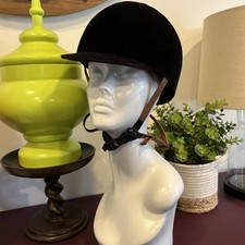 International Riding Helmets, Black Velvet Se Certified Model Size Small