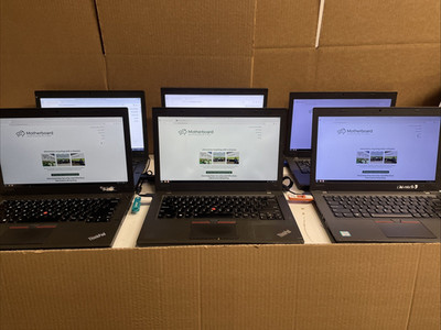 Lot of 6 Lenovo ThinkPad T Series | T450 / T460 / T440p | i5 Processors