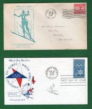 1932 Lake Placid and 1980 Squaw Valley Winter Olympic Games FDCs