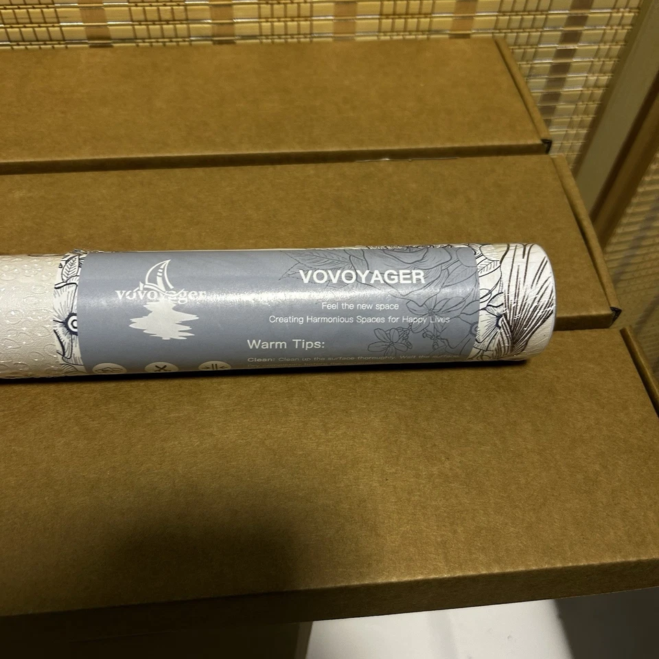 Voyager Floral Wallpaper Rolls Set of 4 β Gray & White Peony Print Removable Pee - Image 3 of 3