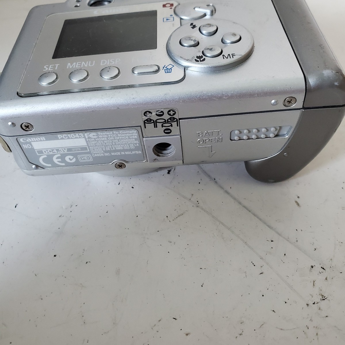 Canon PowerShot A70 Digital Camera 3.2MP FOR PARTS | eBay