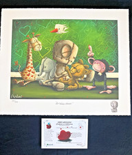 Fabio Napoleoni~Best Friends Forever~Edición limitada Giclée sobre papel #XXX/447 ❤️