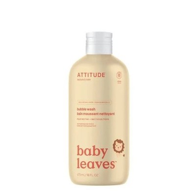Attitude Baby Leaves Bubble Wash Birnennektar - 473 ml
