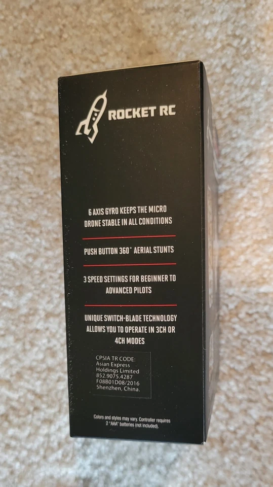 New Rocket RC Flip Micro Drone - 2.4G Indoor/Outdoor Wireless Quadrocopter  - Image 3 of 4