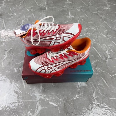 Grail! SO RARE Asics Kiko Kostadinov Gel Levitrack White/Red Japan Size 9.5
