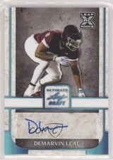 2022 Leaf Ultimate Draft Platinum Spectrum /50 DeMarvin Leal #BA-DL1 Auto 0u66