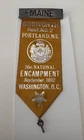 GAR Post Ribbon- Bosworth Post -No 2- Portland ME- 26th National Encampment 1892