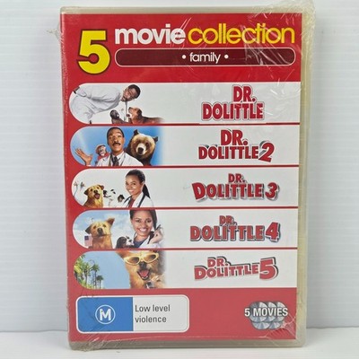 Dr. Dolittle 1 2 3 4 5 | DVD Movie Set Eddie Murphy Comedy Fantasy Family Reg 4