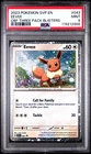 Pokemon - SVP EN-SV Black Star Promo Eevee Obsidian Flames 43 2023 PSA 9