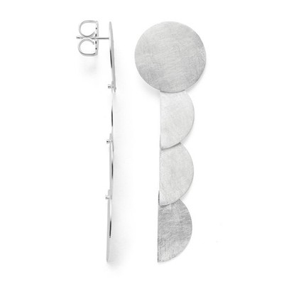 Bastian Silber Ohrstecker Moonwalk 45850