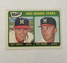 1965 Topps - 1965 Rookie Stars Phil Niekro, Clay Carroll 461 RC 