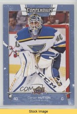2017-18 Upper Deck Compendium Blue Carter Hutton #517 READ 2zq