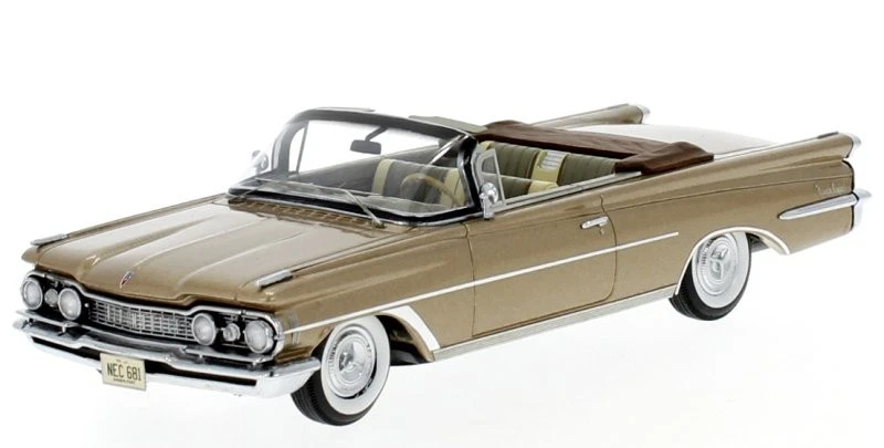 OLDSMOBILE 98 Convertible - 1959 - beigemetallic - NEO 1:43 - Bild 2 von 4