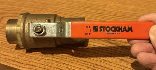 1-1/4" Sweat (Solder), Full-Port, Brass Ball Valve 600 WOG, 150 WSP