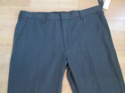 Van Heusen Premium Noiron Slim Fit Dress Pants Men 38 x 30 Dark Gray, NWT`s — photo 2
