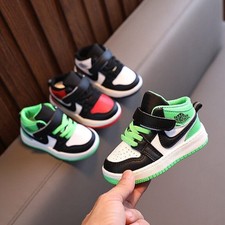 GIRLS BOYS RUNNING TRAINERS KIDS LIGHTWEIGHT SCHOOL SPORTS SHOES SNEAKERS SIZE