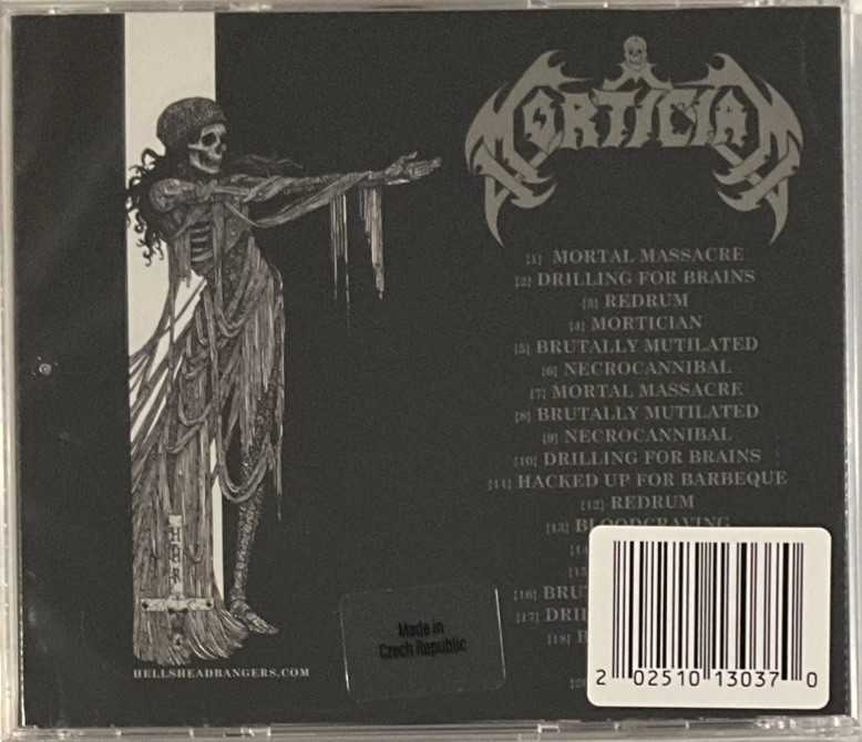deadman CD3枚セット　living hell endroll kein Mortician - Mortal Massacre CD 2025 Hells Headbangers HELLS 379