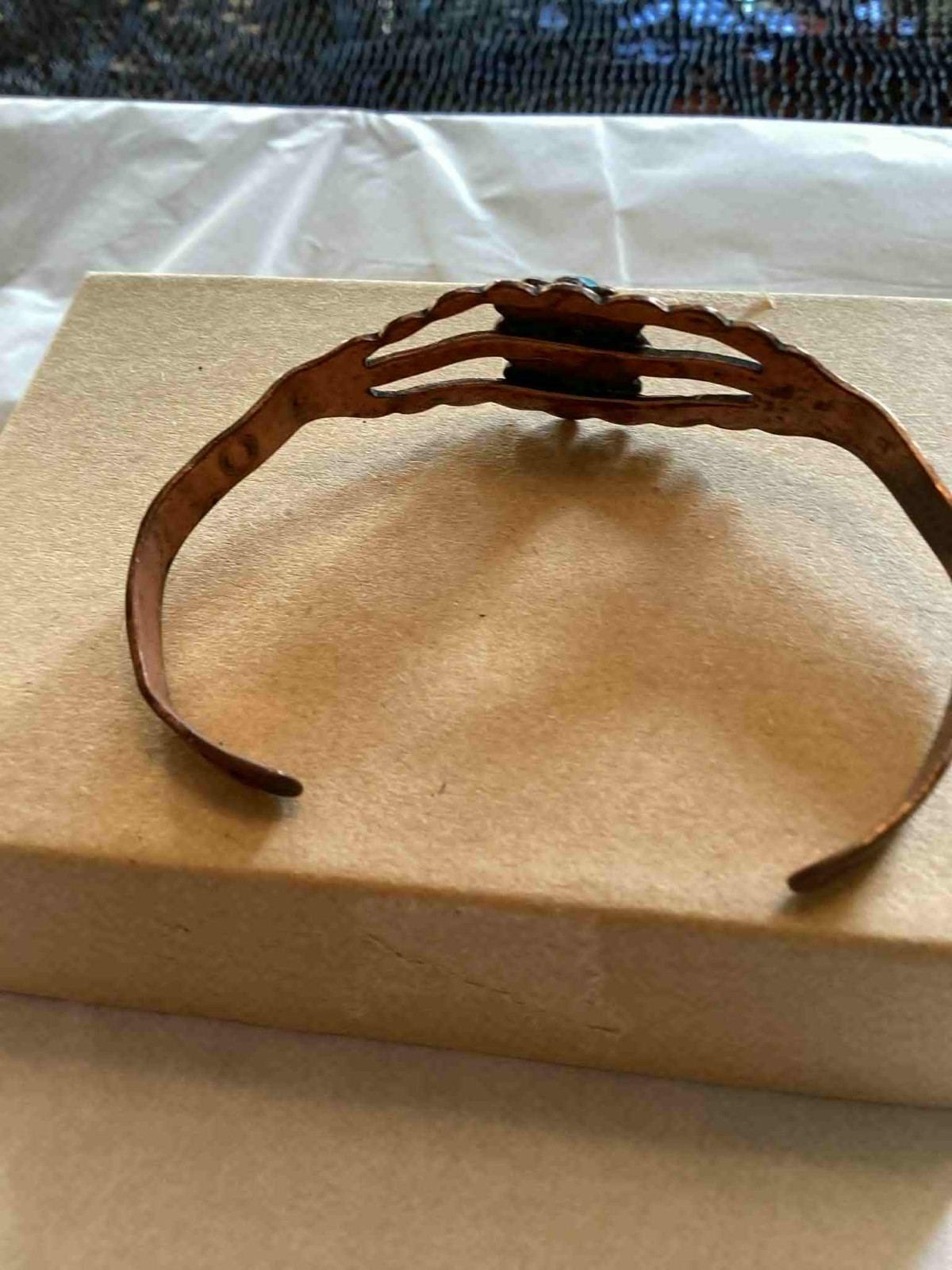Copper Cuff Brecelet Native American - image 3