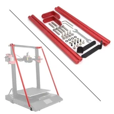 Zeberoxyz Red Supporting Rod Set only for CR-10S Pro/CR-10S Pro V2 3D Printer...