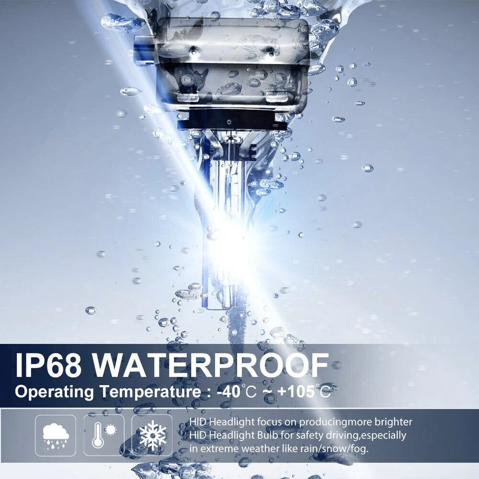 Juego de 2 bombillas de haz alto y bajo 6000K para Buick Enclave 2008-2012 2X D1S Foto 2 de 4