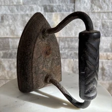 Antique Cast Iron 5.25” Tall 5” Wide