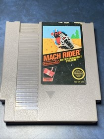 Mach Rider Nintendo NES Programmable Series Canada w Rental Sticker
