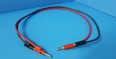 TEST LEAD BANANA TO BANANA, B-18-2, B-18-0, POMONA, 1 ONE SET OF BLACK&RED