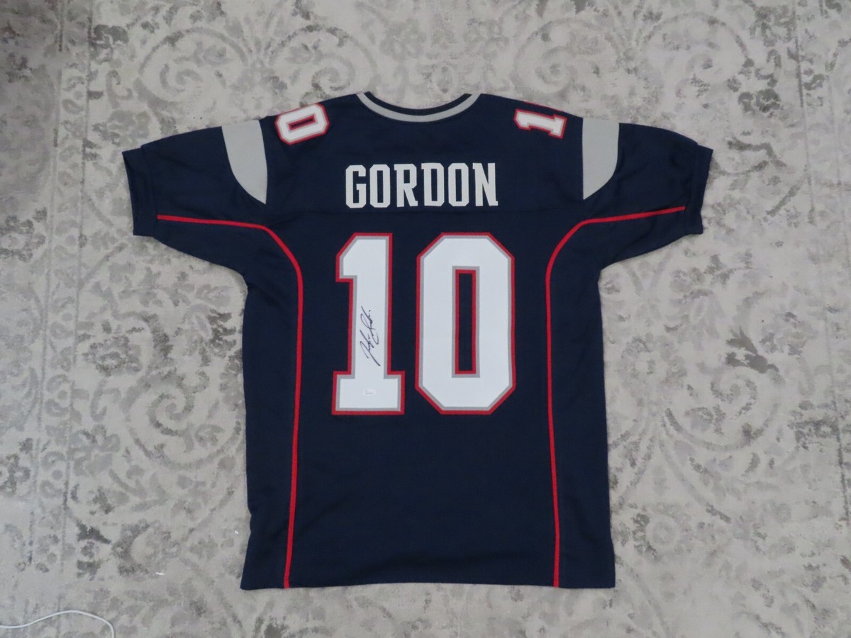 JOSH GORDON NEW ENGLAND PATRIOTS SIGNED STITCHED
