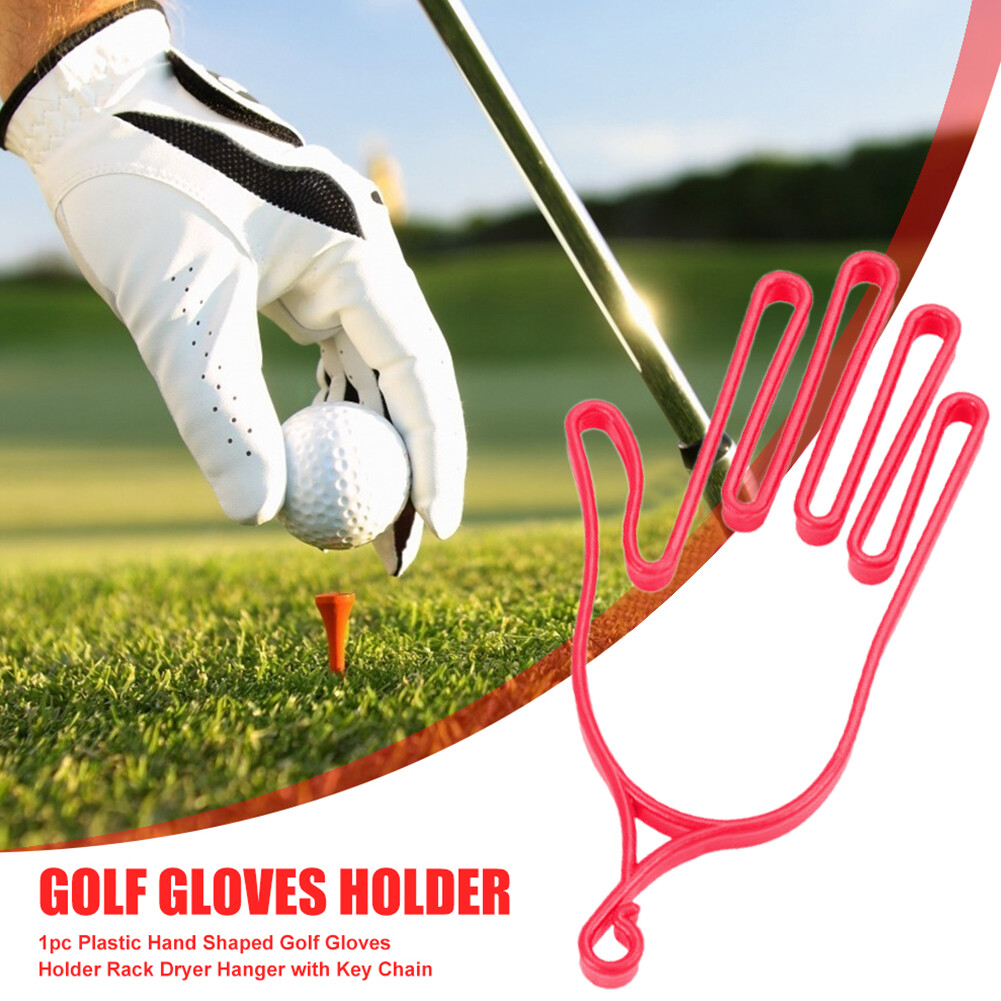 Golf Glove Holder Hanger with Buckle Glove Support Frame Golfer Tool