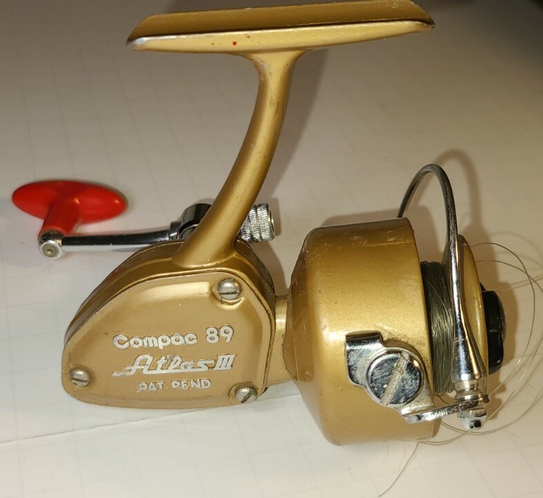 Compac 89 Atlas III Fishing Reel Excellent Condition, Works